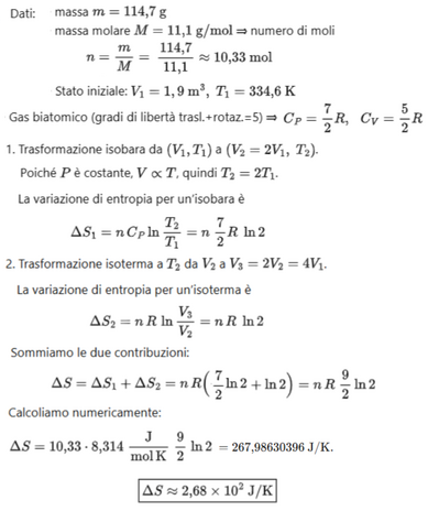 Variazione entropia