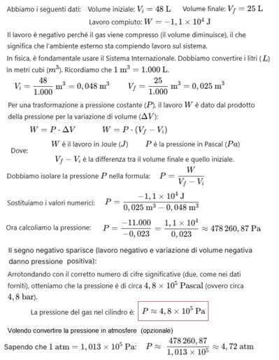 Pressione del gas