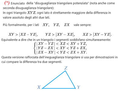 Seconda disuguaglianza triangolare 2
