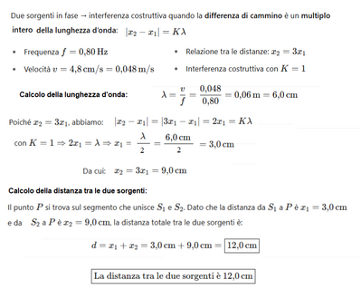 Distanza sorgenti interferenza 